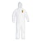 Kleenguard Disposable Coveralls, Large, MICROFORCE* Barrier SMS Fabric, White, 24 PK 49113 - alternate 1